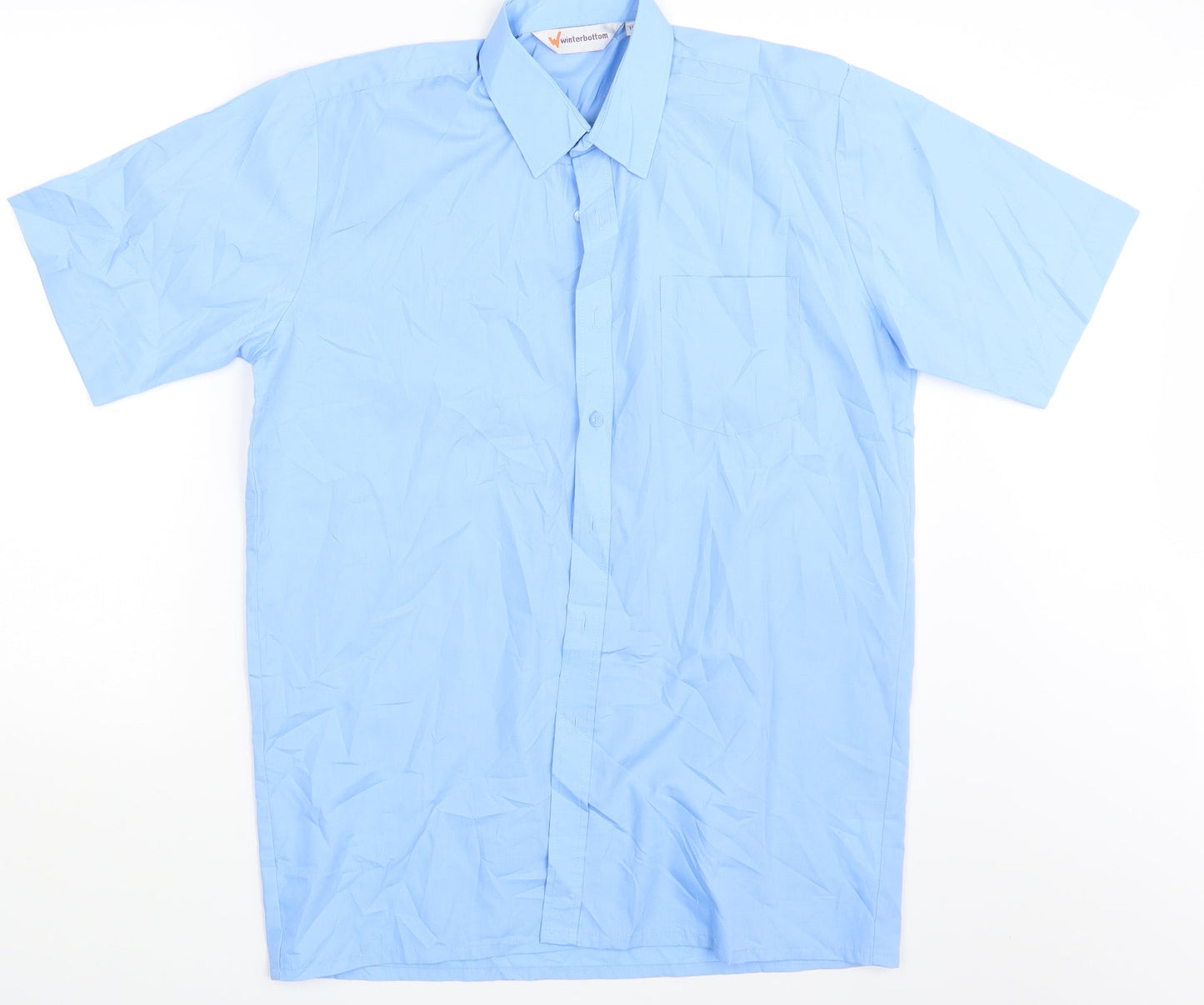 Winterbottom Mens Blue    Button-Up One Size