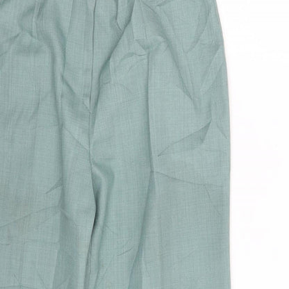 Womens UK Size One Size Preworn Regular Fit  Green Trousers