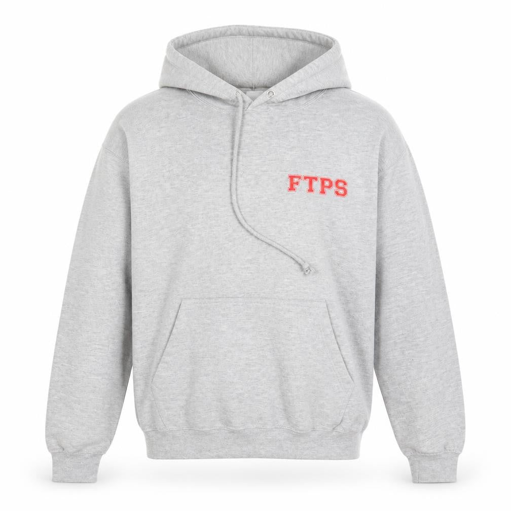 Mens UK Size S Justhoods Grey Pullover Hoodie