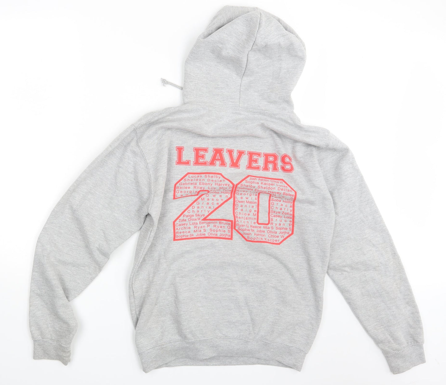 Mens UK Size S Justhoods Grey Pullover Hoodie