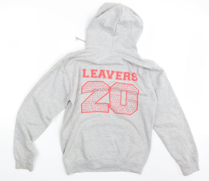 Mens UK Size S Justhoods Grey Pullover Hoodie