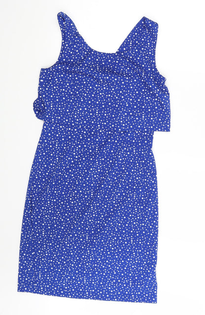 GREAT PLAINS Womens Black Polka Dot  Basic  Size S