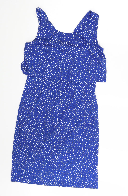 GREAT PLAINS Womens Black Polka Dot  Basic  Size S