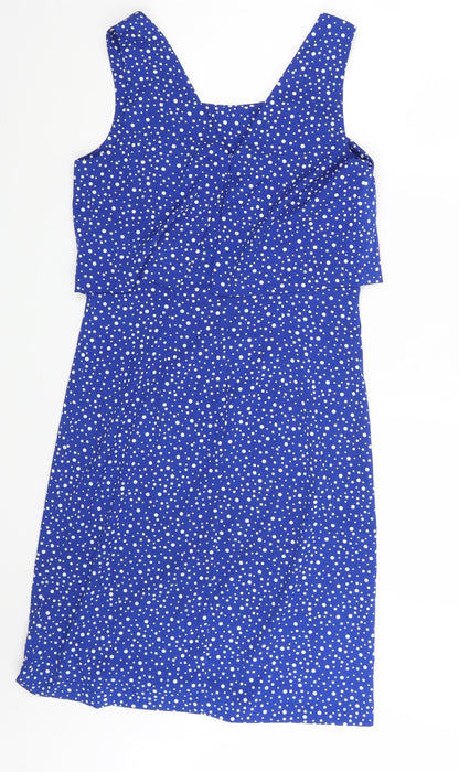 GREAT PLAINS Womens Black Polka Dot  Basic  Size S