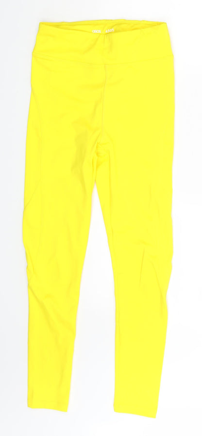 Womens UK Size 8 ASOS  Jegging Yellow Leggings