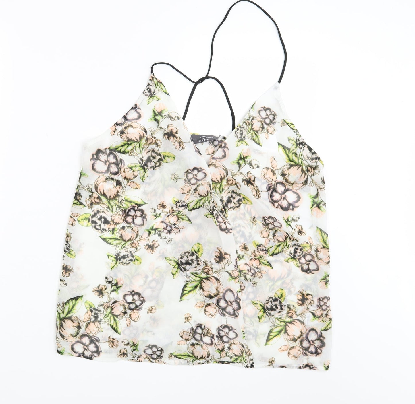 Like Mynded Womens Multicoloured Floral  Camisole Blouse Size M