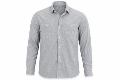 Mens UK Size L NEXT Grey  Button-Up Long Sleeve Casual Shirt