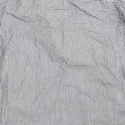 Mens UK Size L NEXT Grey  Button-Up Long Sleeve Casual Shirt