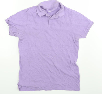 Primark Mens Purple    Polo Size L