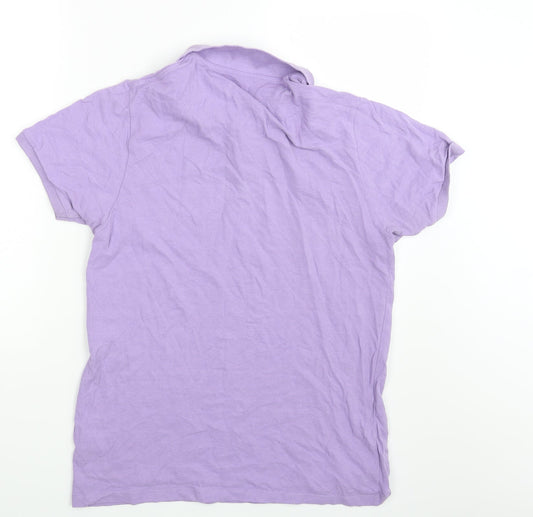 Primark Mens Purple    Polo Size L