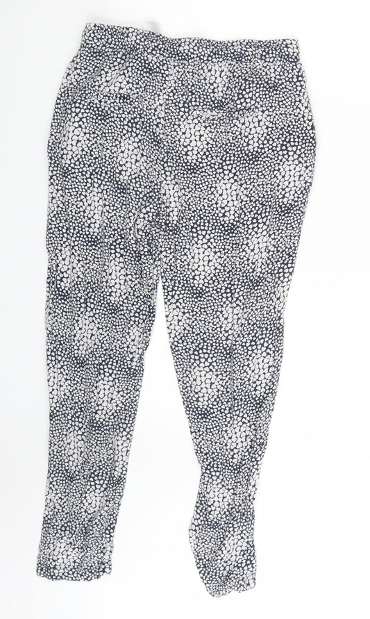 ONLY  Womens Multicoloured Polka Dot  Sweatpants Trousers Size 10 L24 in