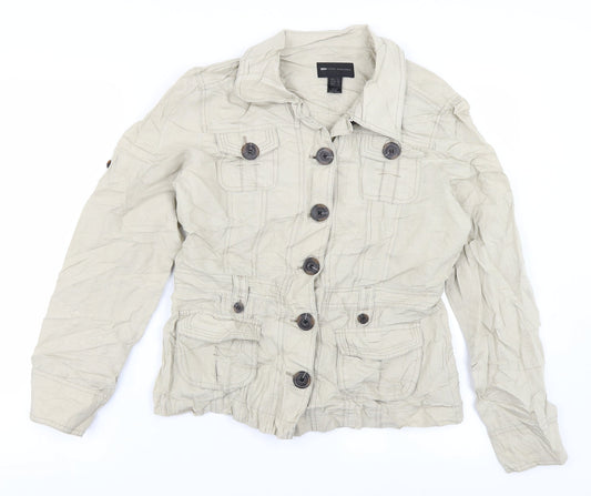 Womens UK Size L MNG Beige Jacket