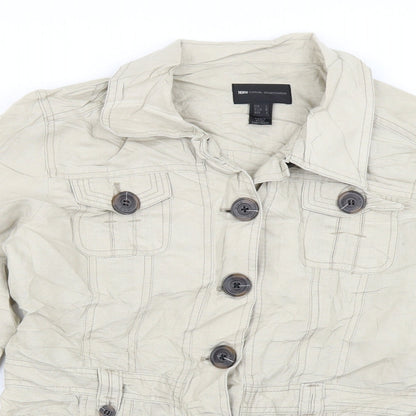 Womens UK Size L MNG Beige Jacket