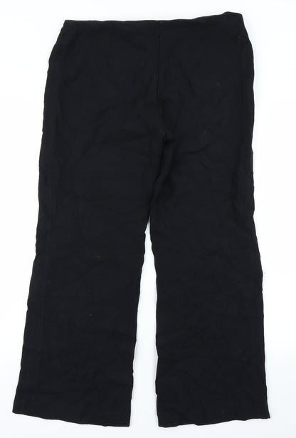 Womens UK Size 14 Marks & Spencer Regular Fit  Black Trousers