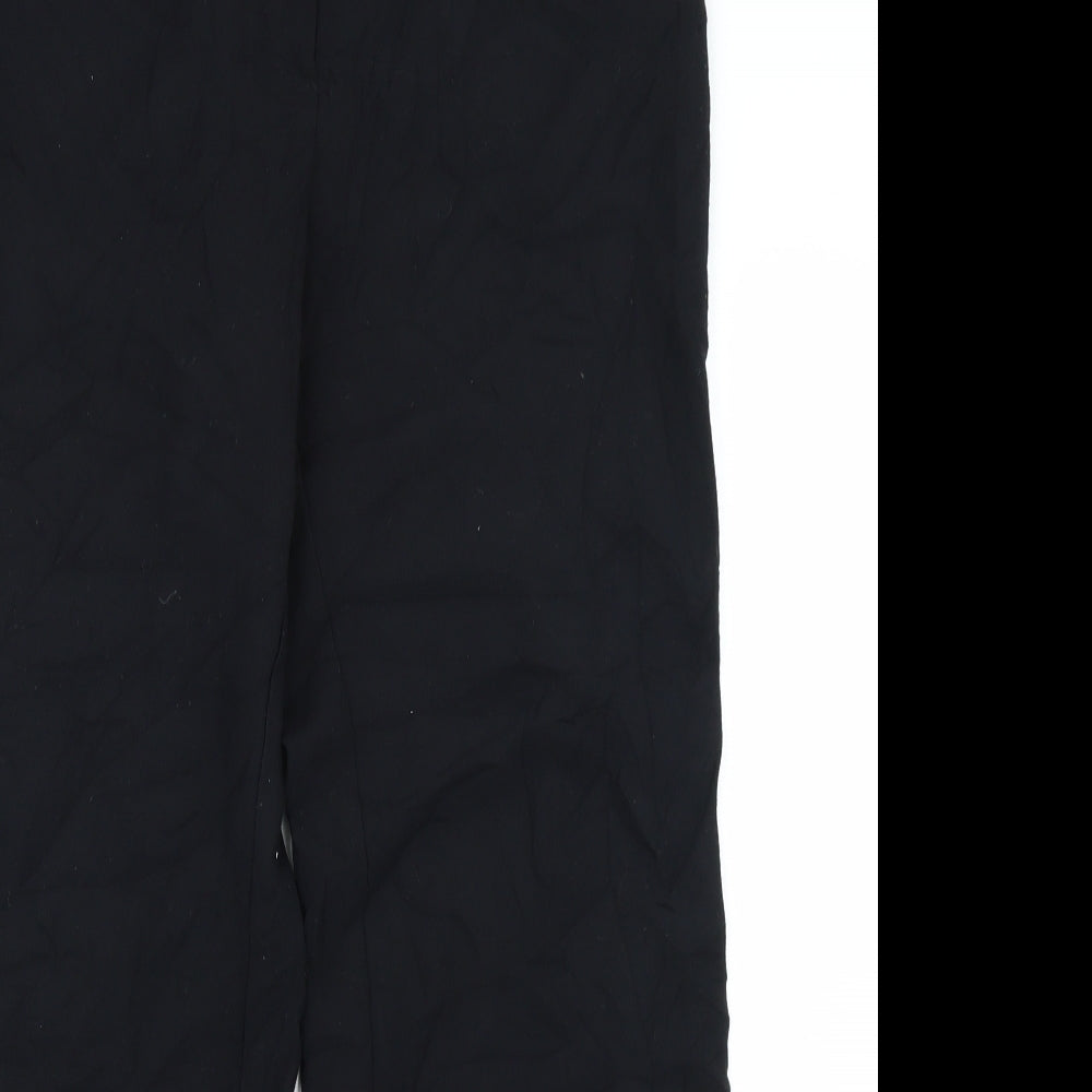 Womens UK Size 14 Marks & Spencer Regular Fit  Black Trousers