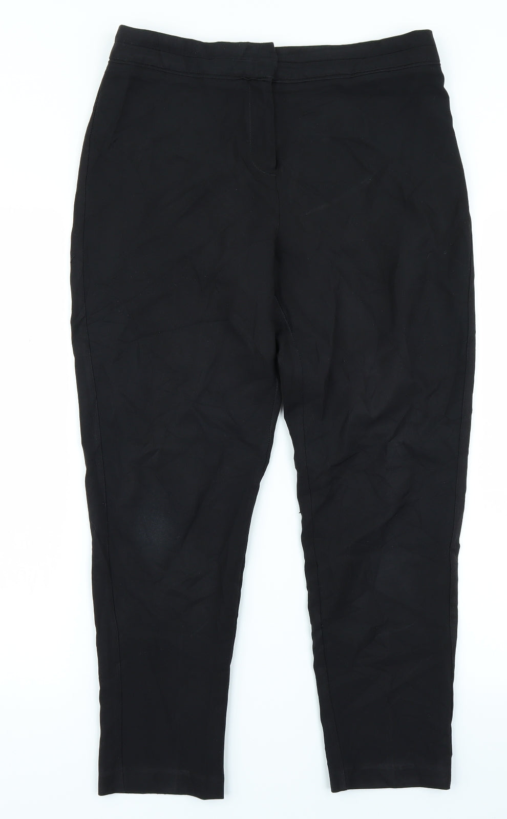 F&F Womens Black   Trousers  Size 10 L24 in