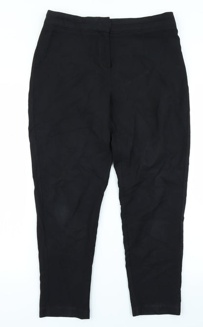 F&F Womens Black   Trousers  Size 10 L24 in