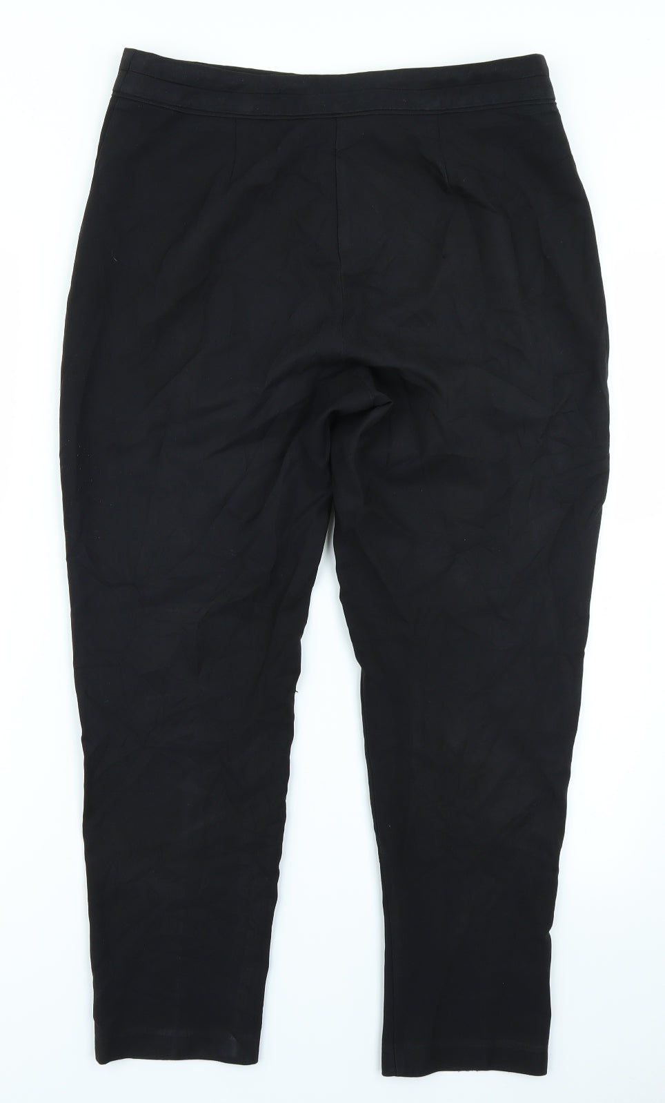 F&F Womens Black   Trousers  Size 10 L24 in