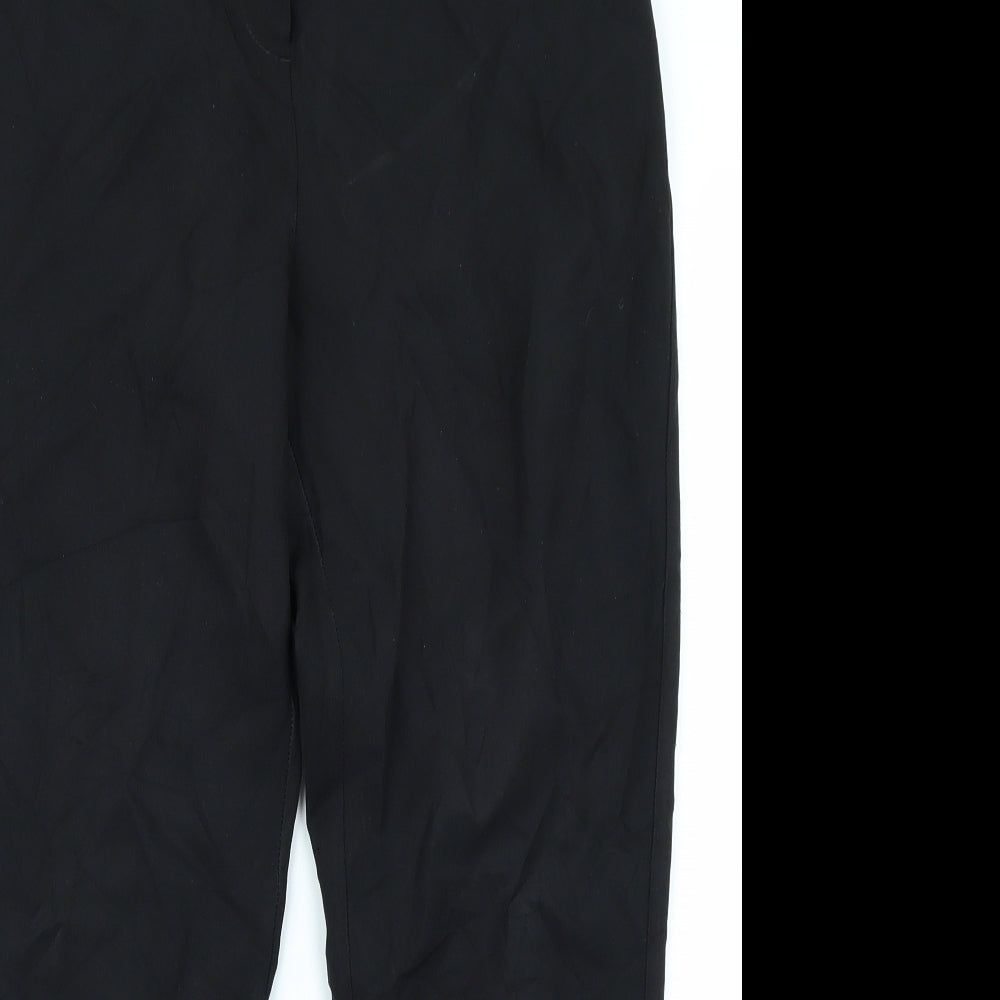 F&F Womens Black   Trousers  Size 10 L24 in