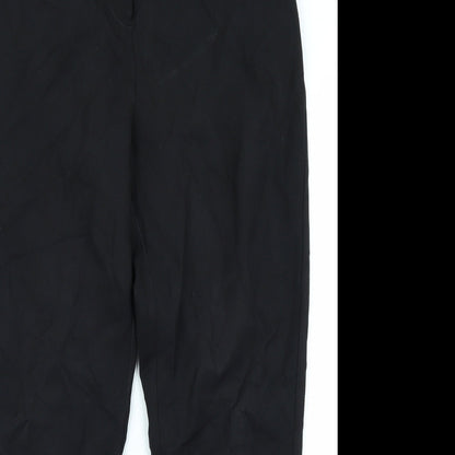 F&F Womens Black   Trousers  Size 10 L24 in
