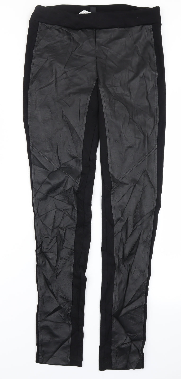 Mango Womens Black   Chino Leggings Size M L28 in