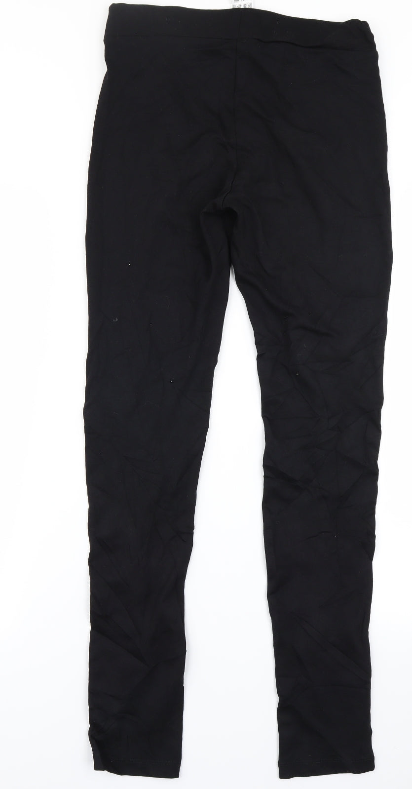 Mango Womens Black   Chino Leggings Size M L28 in