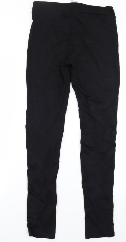 Mango Womens Black   Chino Leggings Size M L28 in