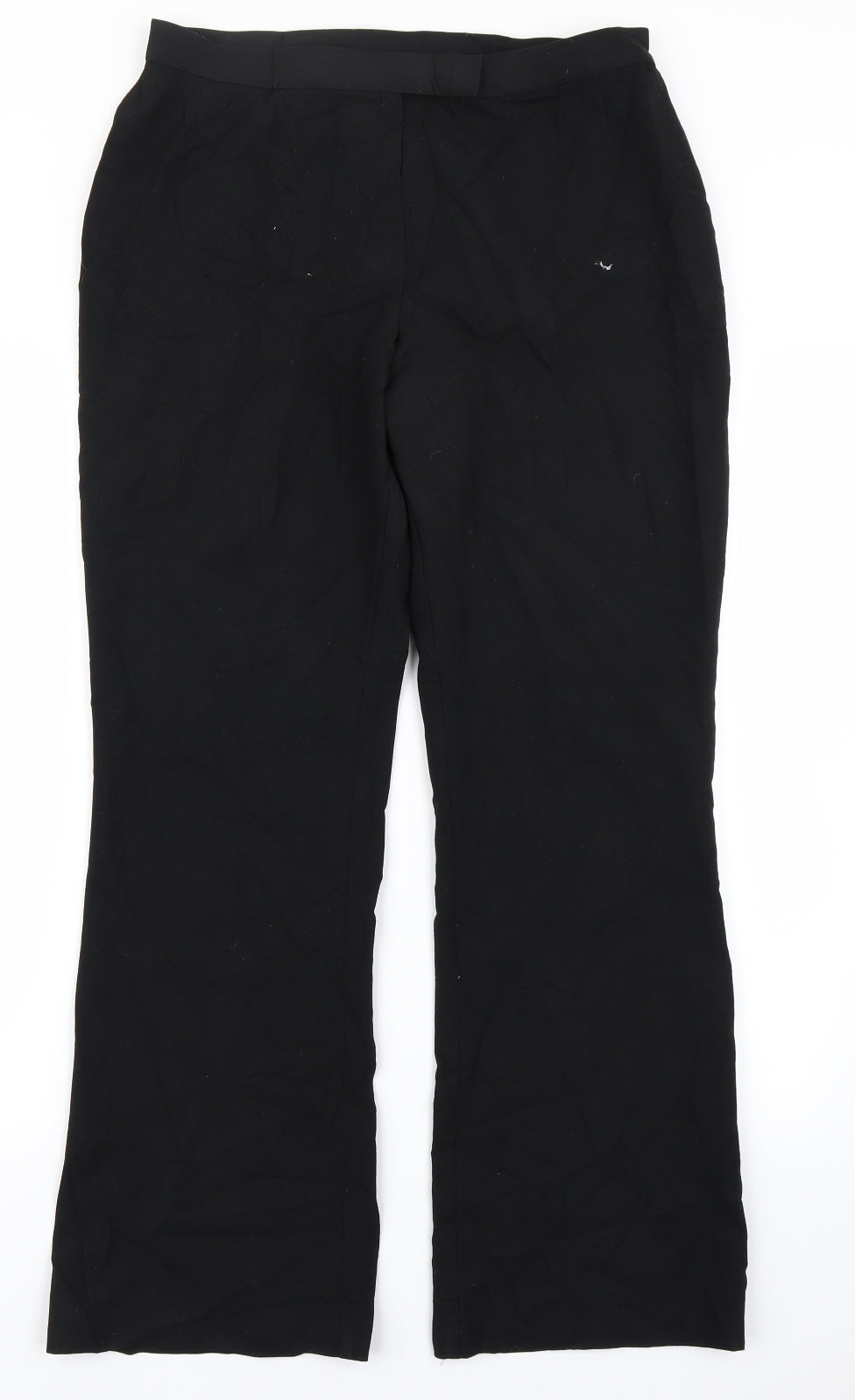 Womens UK Size 14 St Michael Regular Fit  Black Trousers