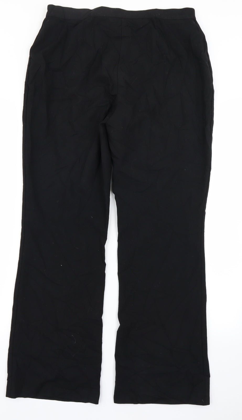 Womens UK Size 14 St Michael Regular Fit  Black Trousers