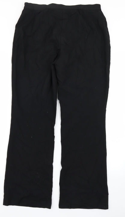 Womens UK Size 14 St Michael Regular Fit  Black Trousers