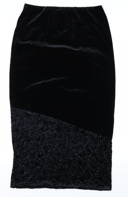 Principles Womens Black Animal Print  Straight & Pencil Skirt Size 32 in