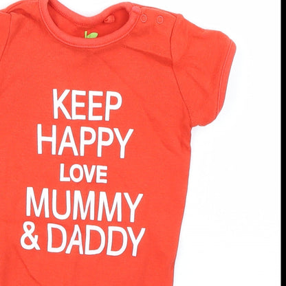 Next Baby Red   Romper One-Piece Size 0-3 Months