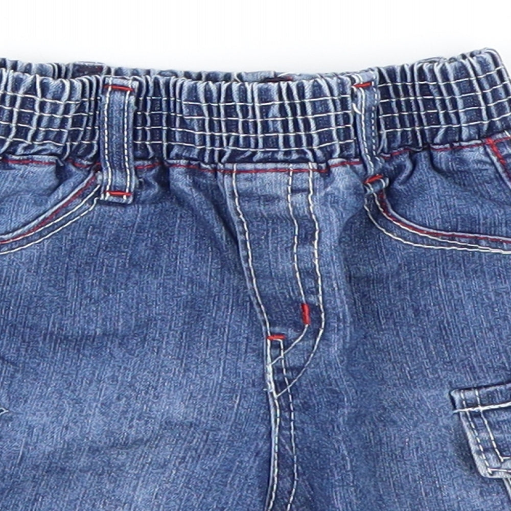 Cantarana Baby Blue  Denim Cropped Jeans Size 18 Months