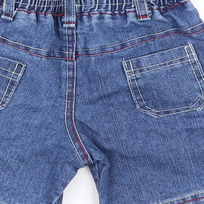 Cantarana Baby Blue  Denim Cropped Jeans Size 18 Months