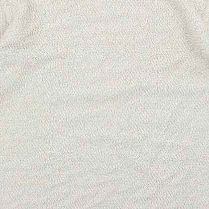 Womens UK Size XS H&M White Pullover Jumper