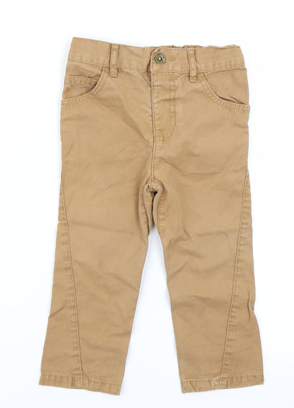 George Baby Brown   Cargo Trousers Size 12-18 Months