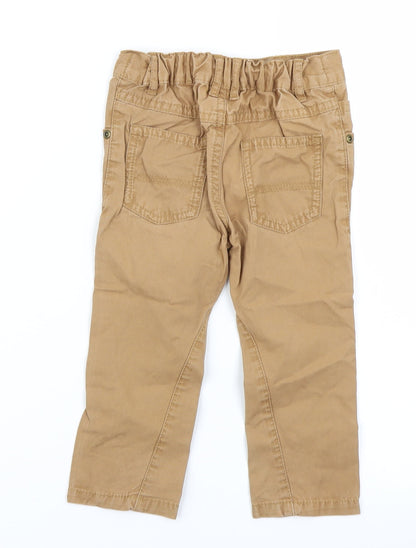 George Baby Brown   Cargo Trousers Size 12-18 Months