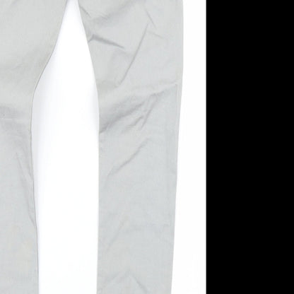 Womens UK Size 32 in H&M Regular Fit Skinny Grey Jeans