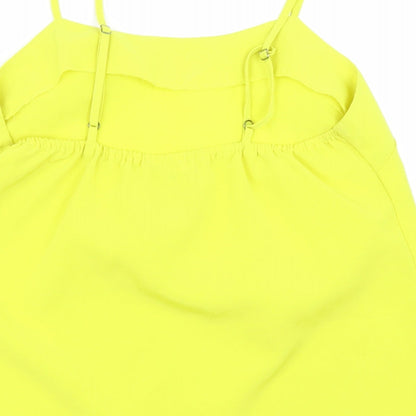River Island Womens Yellow   Camisole Blouse Size 10