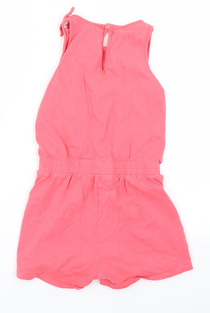 George Girls Pink   Playsuit One-Piece Size 8-9 Years