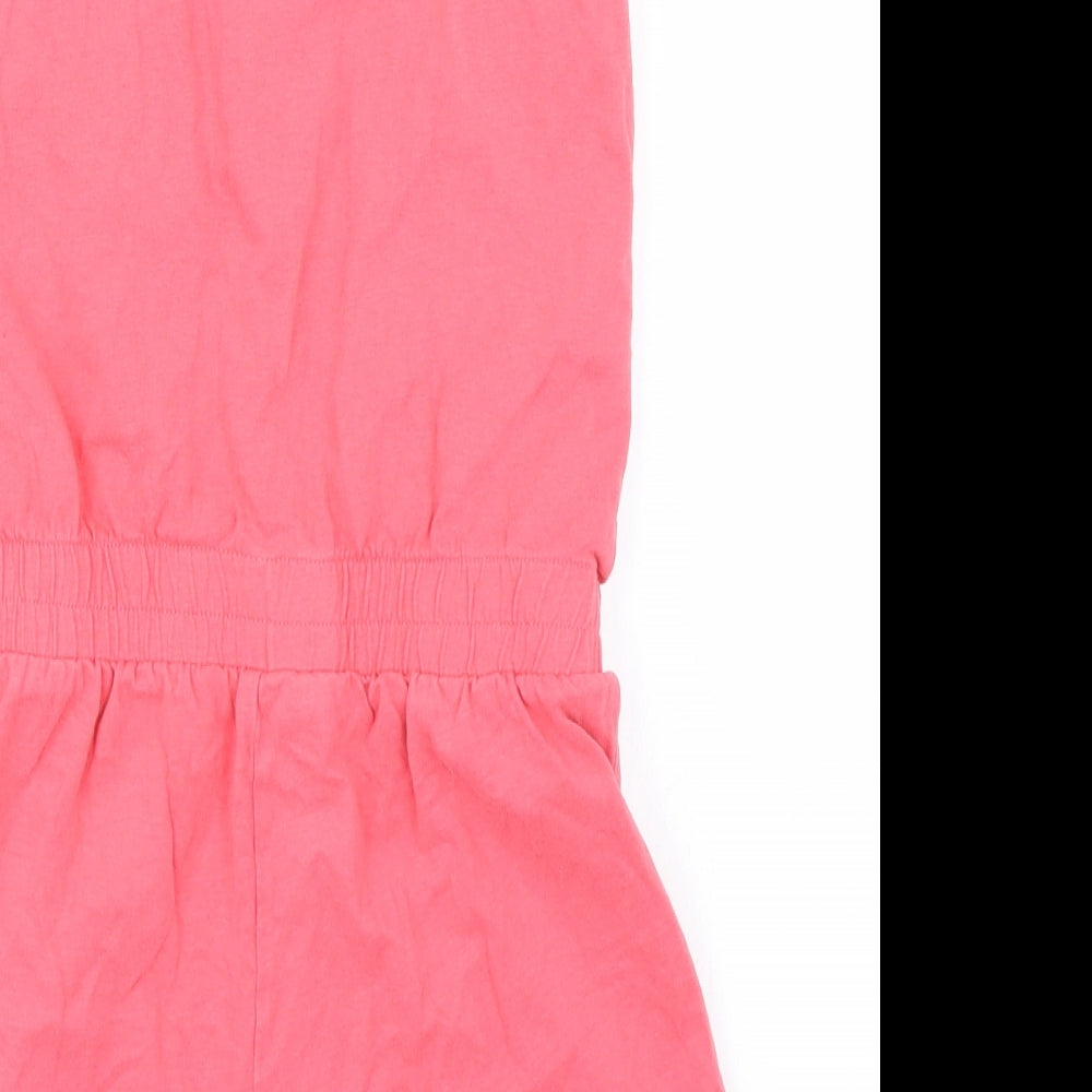 George Girls Pink   Playsuit One-Piece Size 8-9 Years