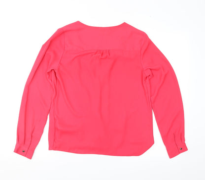 F&F Womens Pink   Basic Blouse Size 8