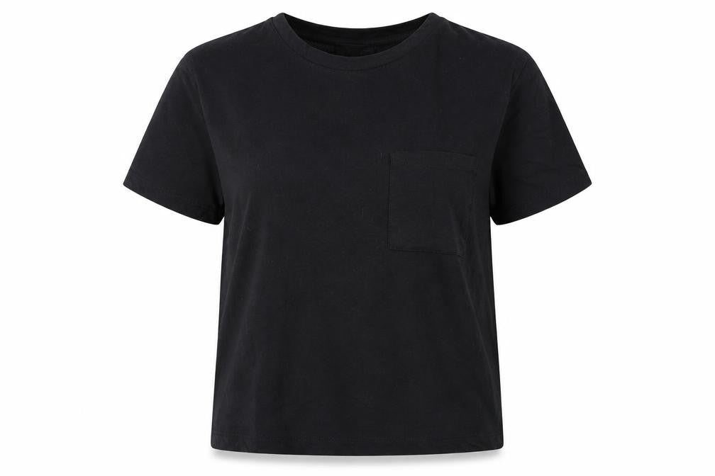 Womens UK Size 8 New Look Black Basic T-Shirt