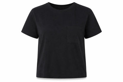 Womens UK Size 8 New Look Black Basic T-Shirt