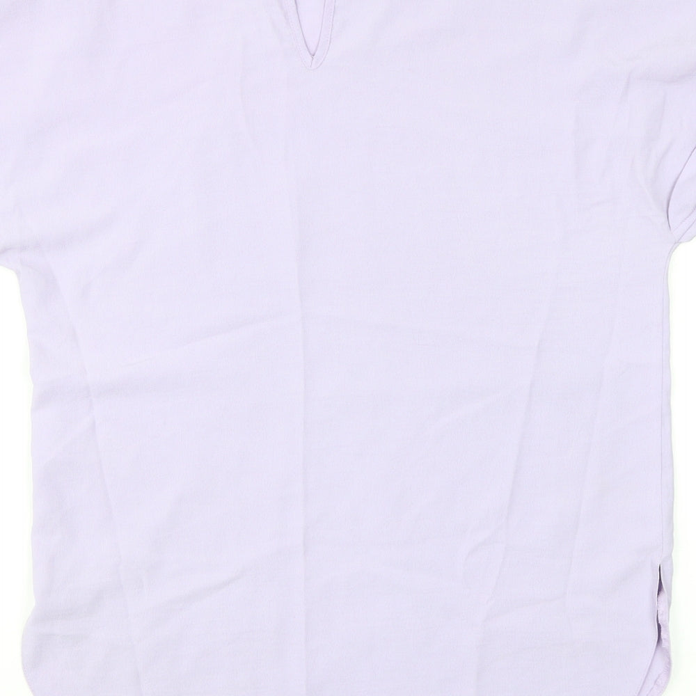 Womens UK Size 6 New Look Purple Basic Blouse