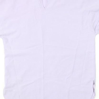 Womens UK Size 6 New Look Purple Basic Blouse