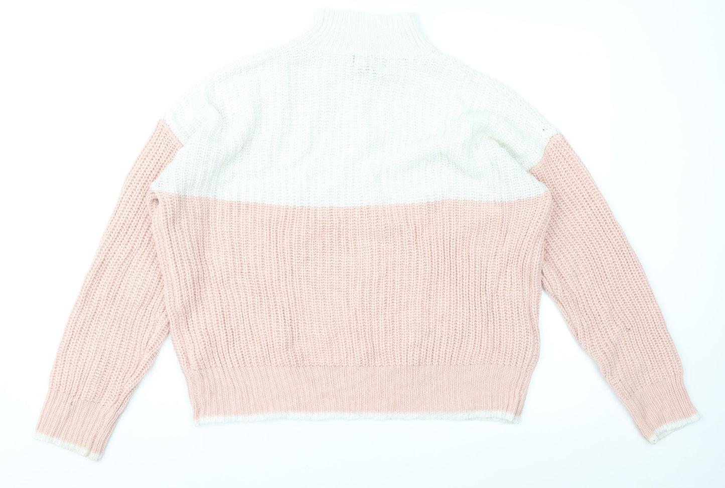 Womens UK Size S New Look Pink Pullover Jumper