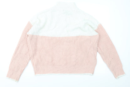 Womens UK Size S New Look Pink Pullover Jumper
