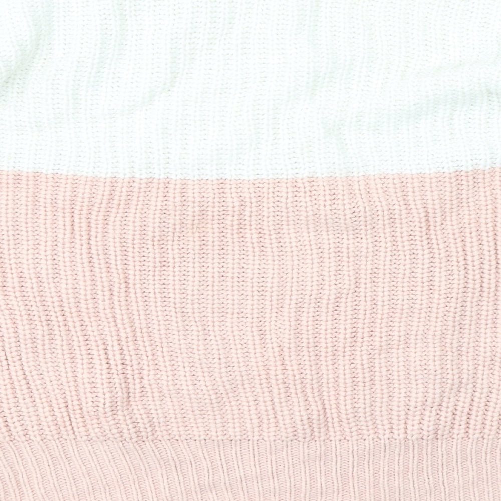 Womens UK Size S New Look Pink Pullover Jumper