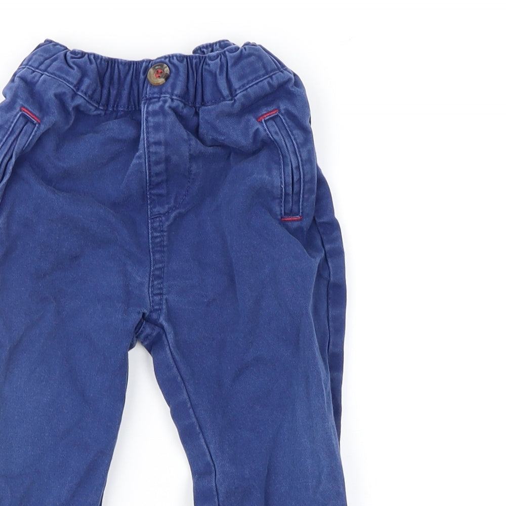 Mini Club Baby Blue   Cargo Trousers Size 9-12 Months